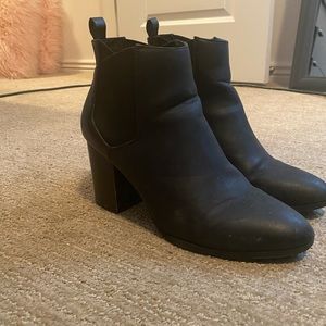 Size 7 black ankle booties